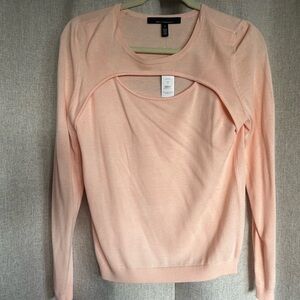 Peach Long Sleeve Sweater